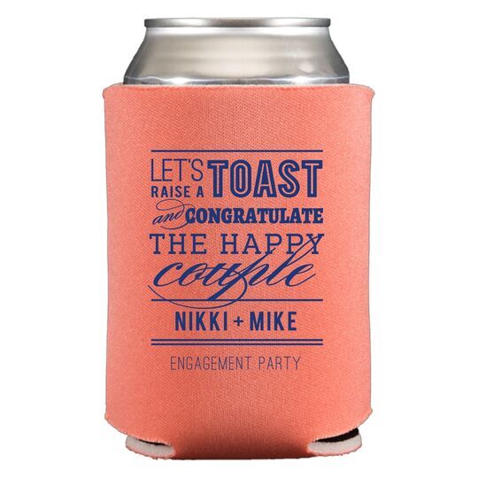 Let's Raise a Toast Collapsible Huggers